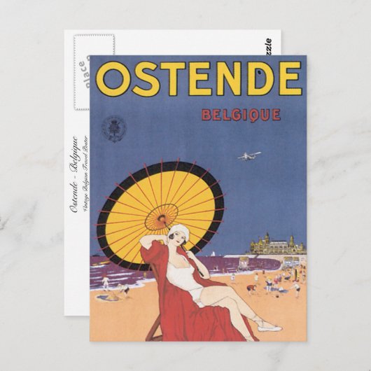 Ostende - Belgique Briefkaart (Voorkant / Achterkant)