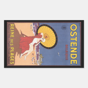 Ostende - Belgique Rechthoekige Sticker