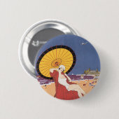 Ostende - Belgique Ronde Button 5,7 Cm (Voorkant /achterkant)