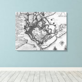 Ostende, van 'Commentaries' Canvas Afdruk (Insitu (Houten vloer))