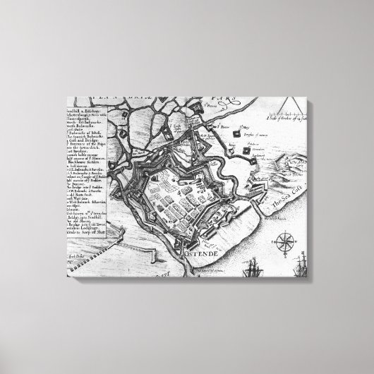 Ostende, van 'Commentaries' Canvas Afdruk (Voorkant)