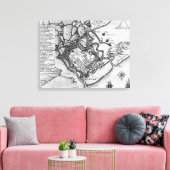 Ostende, van 'Commentaries' Canvas Afdruk (Insitu (Woonkamer))