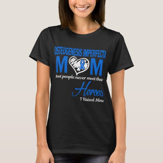 Osteogenesis Imperfecta Moeder Ik Heb de Mijne Gro T-shirt (Voorkant)