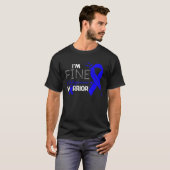 Osteogenesis Warrior Ik ben prima doezelaar T-shirt (Voorkant volledig)
