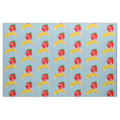 Osteopaat Fruit Grappige Apple Rechttrekken van ee Stof (Fat Quarter)