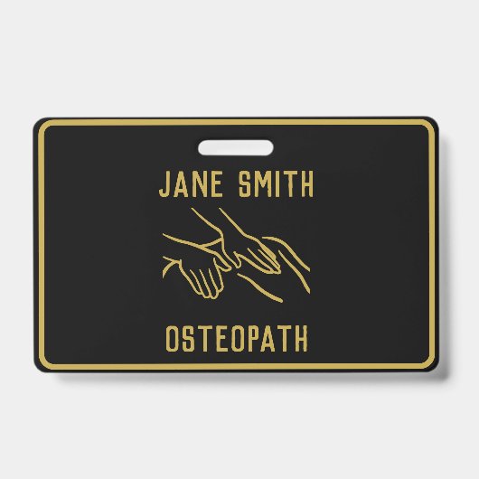 Osteopaat Professioneel Badge (Voorzijde)