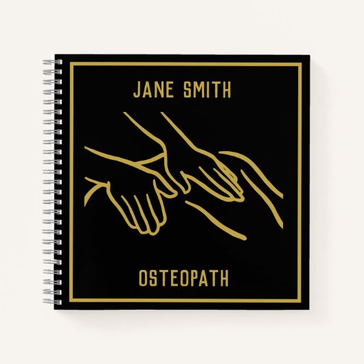 Osteopaat professioneel notitieboek (Voorkant)