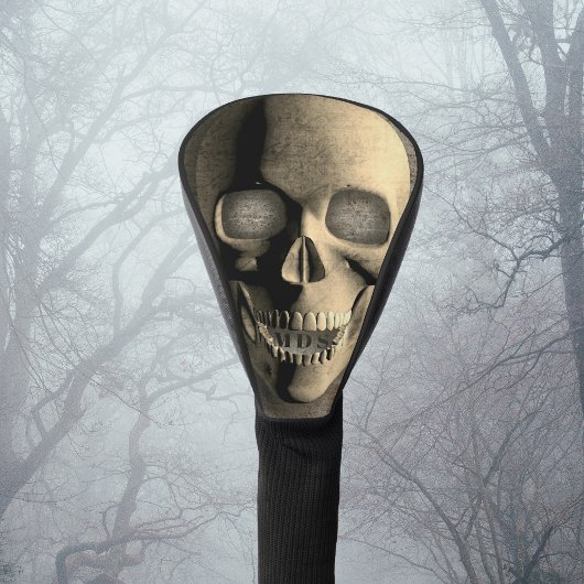Osteopaten Skull Golf Head Driver Hoesje Golfheadcover