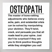 Osteopath Poster (Voorkant)