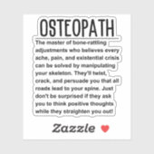 Osteopath Sticker (Vel)
