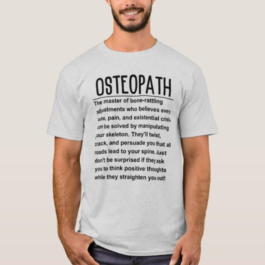 Osteopath T-shirt (Voorkant)