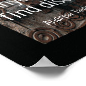 Osteopathic Find Health Quote by A.T. Nog steeds Poster (Hoek)