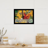 Osteopathic Harmony Quote door A.T. Nog steeds Poster (Keuken)