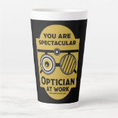 Osteopathie Oogchirurgen Latte Mok (Voorkant)