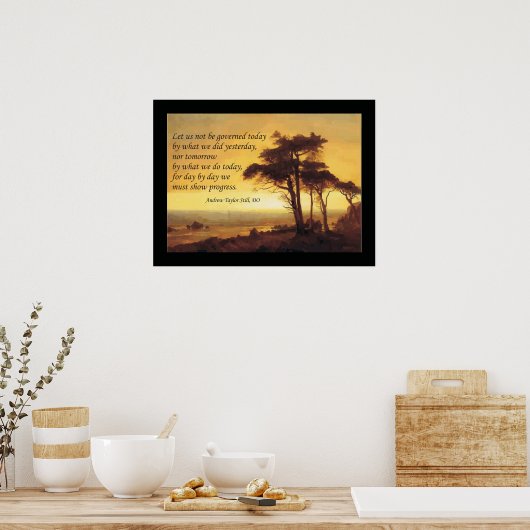 Osteopathisch citaat van A.T. Poster (Keuken)