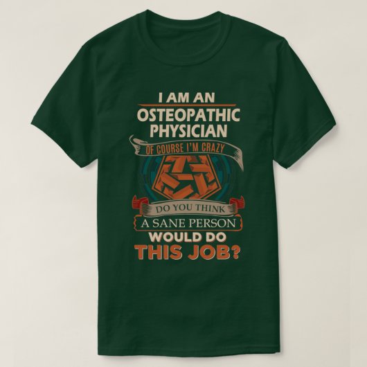 Osteopathische arts: esane Persoon Gift Item 3 T-shirt (Design voorkant)