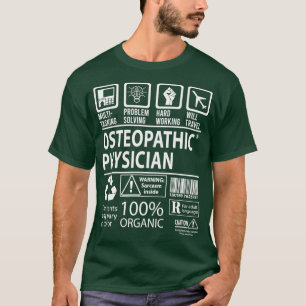 Osteopathische arts Multitaskingjob Gift Item 2 T-shirt