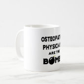 Osteopathische artsen zijn de bom! koffiemok (Voorkant links)
