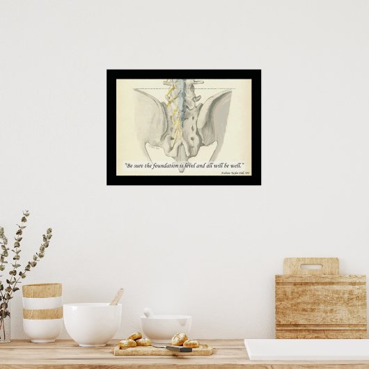 Osteopathische Foundation Quote van A.T. Poster (Keuken)