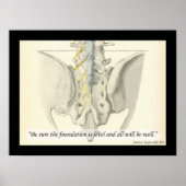 Osteopathische Foundation Quote van A.T. Poster (Voorkant)
