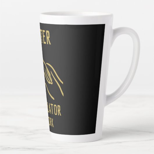 Osteopathische geneeskunde latte mok (Rechts)