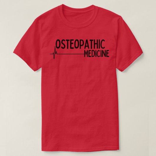 osteopathische geneeskunde t-shirt (Design voorkant)