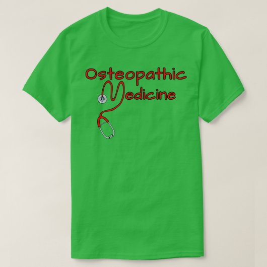 Osteopathische geneeskunde t-shirt (Design voorkant)