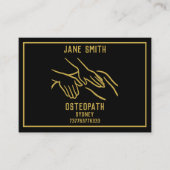 Osteopathische geneeskunde visitekaartje (Voorkant)