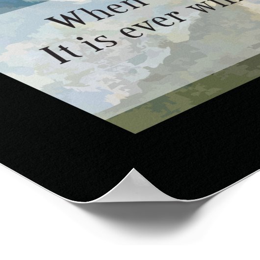 Osteopathische Natuur Quote by A.T. Nog steeds Poster (Hoek)