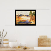 Osteopathische natuurwetten citeren A.T. Nog steed Poster (Keuken)