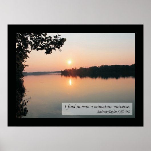 Osteopathische noteringen en Gezegden GezondheidsP Poster (Voorkant)