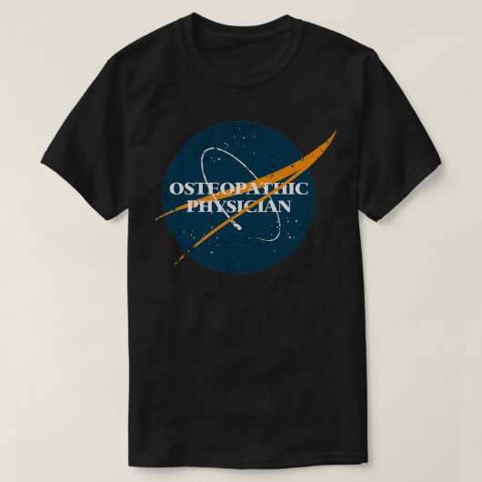 Osteopathische Physician Space  1 T-shirt (Design voorkant)