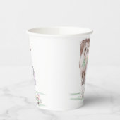 Oster Party mit Pferd und Osterhase, pappgeschirr Papieren Bekers (Links)