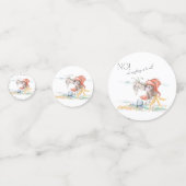 Oster-Tischkonfetti mit Pony und Osterhase Confetti (Voorkanten)