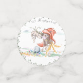 Oster-Tischkonfetti mit Pony und Osterhase Confetti (Kleine voorkant)