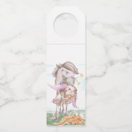 Osterbild mit Pferd und Osterhasen Flessenhanger