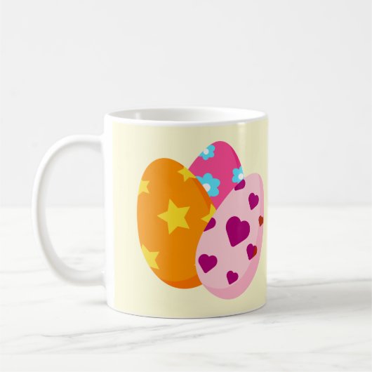 Ostereier easter eggs koffiemok (Links)