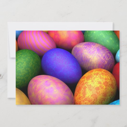 Ostereier (Pasen) Uitnodiging (Voorkant)