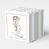 Ostergeschenk-Verpackung Pferd und Osterhase Bedankdoosjes (Voorkant Zijde)