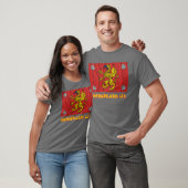 Östergötlands län waving flag with name t-shirt (Unisex)