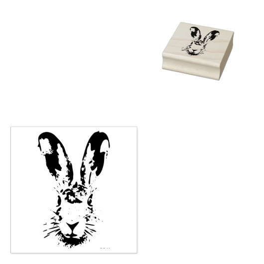 Osterhase Rubberstempel (Gestempeld)