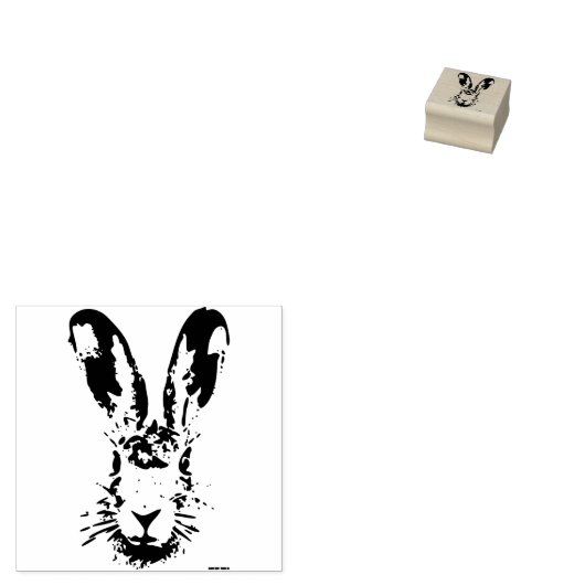 Osterhase Rubberstempel (Gestempeld)