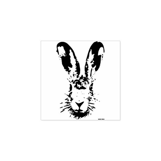 Osterhase Rubberstempel (Afrduk)
