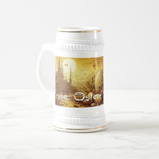 Osterhoffnung in einer apokalyptischen Welt Bierpul (Voorkant links)