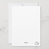 Osterkarte mit süssem Hasen und Pferd Feestdagenkaart (Achterkant)