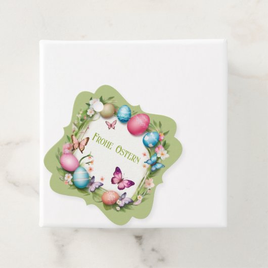 Osterkranz: Frohe Ostern - Bedankjes Labels (In situ)