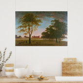 Osterley House en Park in Evening Poster (Keuken)