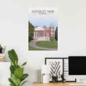 Osterley Park Londen Reisposter Poster (Thuiskantoor)