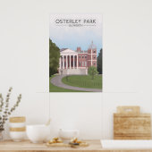 Osterley Park Londen Reisposter Poster (Keuken)