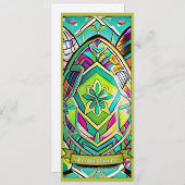 Ostermotiv farbiger Cartoon mit Ostereier 13553 (Voorkant / Achterkant)